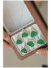 S925 Silver Pendant: Natural Jade Maitreya Buddha Necklace, Full Green Design.