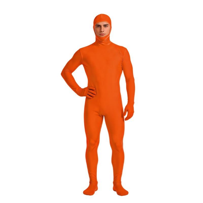 Halloween ninja invisible man cos suit tights stage black man invisibility suit performance costume