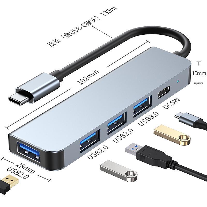 Type-C 4K HD Multi-Port Expansion Dock with Screen Converter