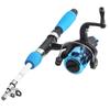 Fishing Rod and Spinning Reel Set Mini Children Carbon Fiber Rod Combo Carp Bass Rod Kit