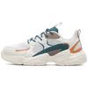 Life Collection Anti-Slip Wear-Resistant Low-Top Chunky Sneakers Men's Beige White Green Sneakers 111938822R-22
