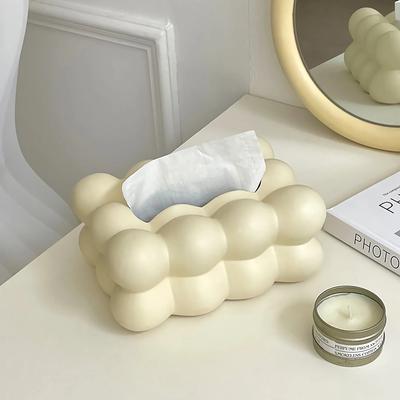 Nordische Taschentuchboxen, Keramikbeschichtete Taschentuchbox, Luxuriöse Gesichts-Taschentuchhülle, Serviettenhalter-Etui, für Wohnzimmer Schlafzimmer Heimdekoration