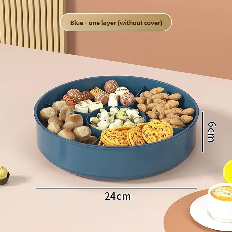 Luxury Home Use New Snack Tray Tea Table Candy Box Fruit Storage Box Plastic Material Special Purpose Tray Fruit Dish