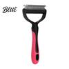 Dematting Comb for Dogs And Cats Double-Sided Pet Grooming Brush Stainless Steel Cat Undercoat Rake with Dog Brush Thick Fur Non-Slip Handle