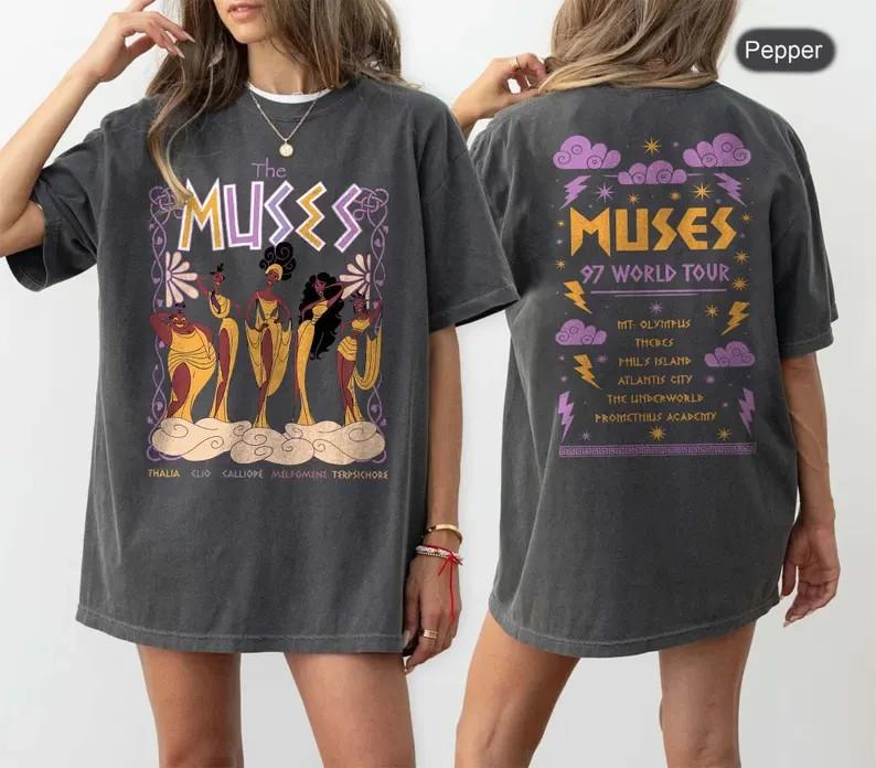 Retro Hercules The Muses 97 World Tour Comfort Color Shirt S-3XL S