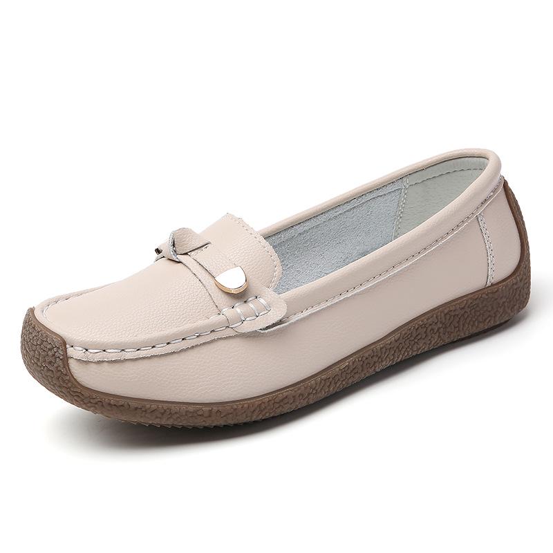 Plus Size Women's Slip-On Moccasins - Soft Sole, Lightweight, Casual Flats for Moms