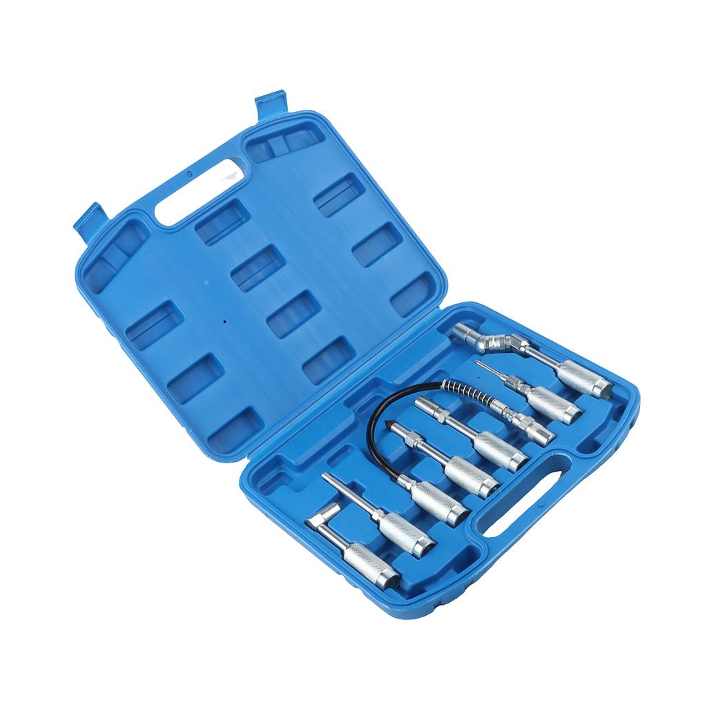 1 Sett Fettpistolkobling Tilbehørsett med Koffert