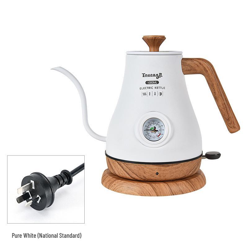 Luxury Gooseneck Electric Pour-Over Coffee Pot with Temperature Control