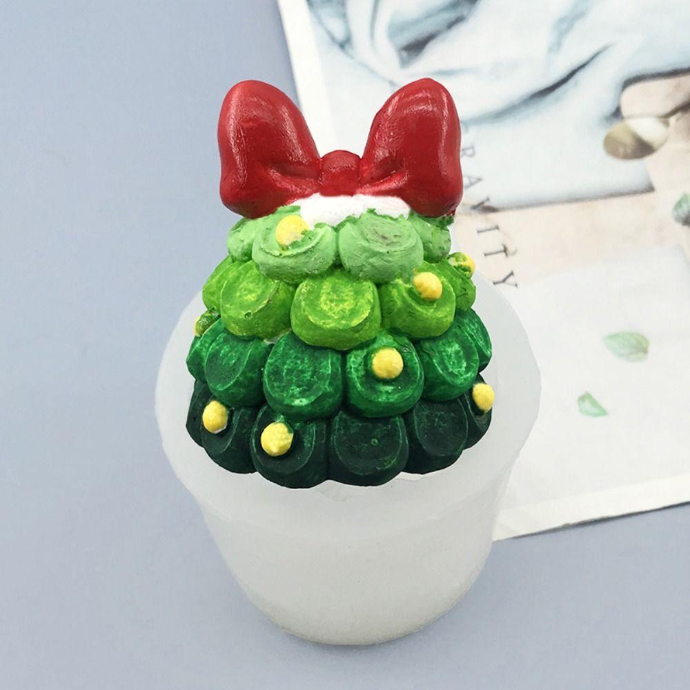 

3D форма для свечей силиконовая форма для мыла гипсовая форма для рождественской елки изготовление свечей