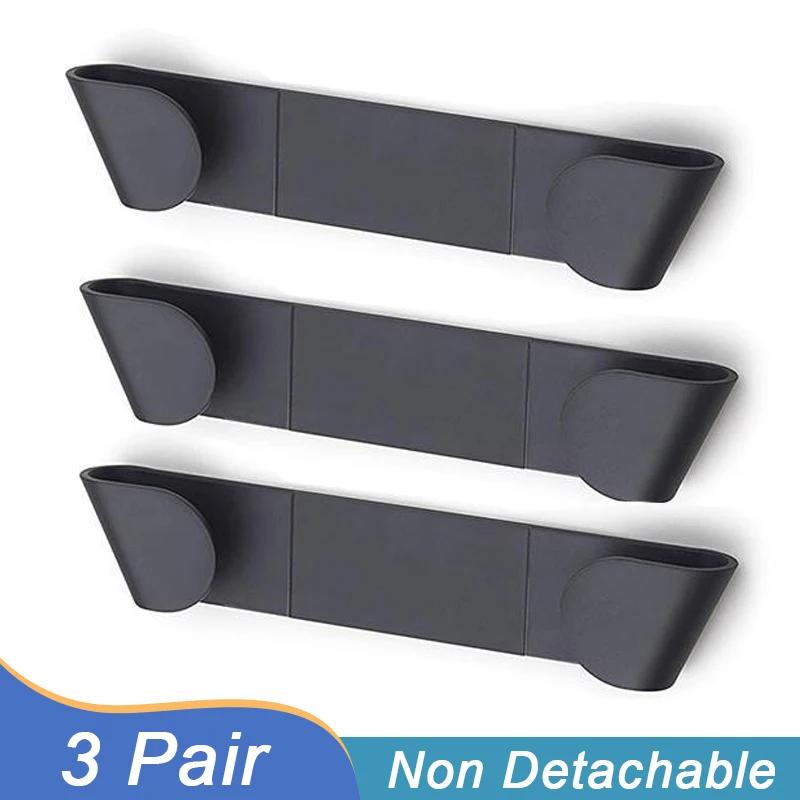 Kitchen storage rack pot lid pot lid rack 3 pairs of self-adhesive pot lid storage rack wall mounted non perforated 2680₽