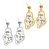 1 Paar Damenohrringe Leichte Schmelzende Uhr Design Hängeohrringe Künstlerisches Römisches Zifferblatt Muster Lange Ohrringe Schmuck Geschenk