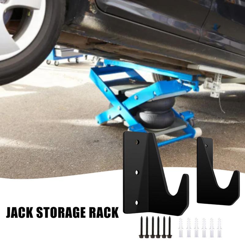 Heavy Duty Jack Stand Wall Mount, Car Hydraulic Trolley Storage Rack, Garage Tool Organizer Brackets for Jack Stands Holder