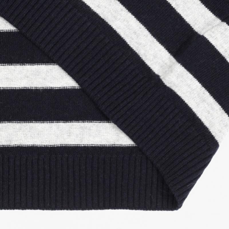 Saint JameS Lugano Stripe Women S Knit 4313 Navy griS