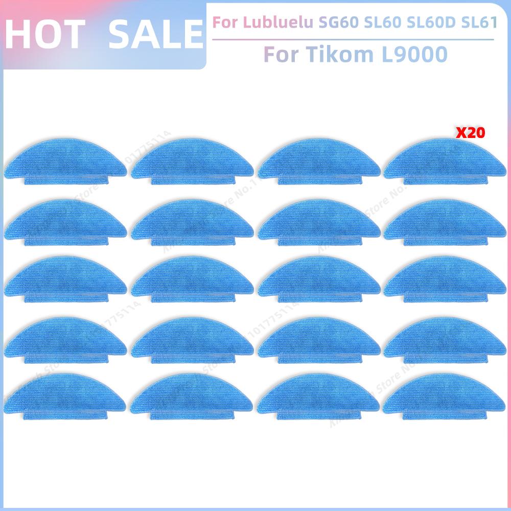 Fit For Lubluelu SG60 SL60 Plus SL60D SL61,Tikom L9000 L8000,Agaro Alpha,Laresar L6 Nex Parts Main Roller Brush Filter Mop Cloth