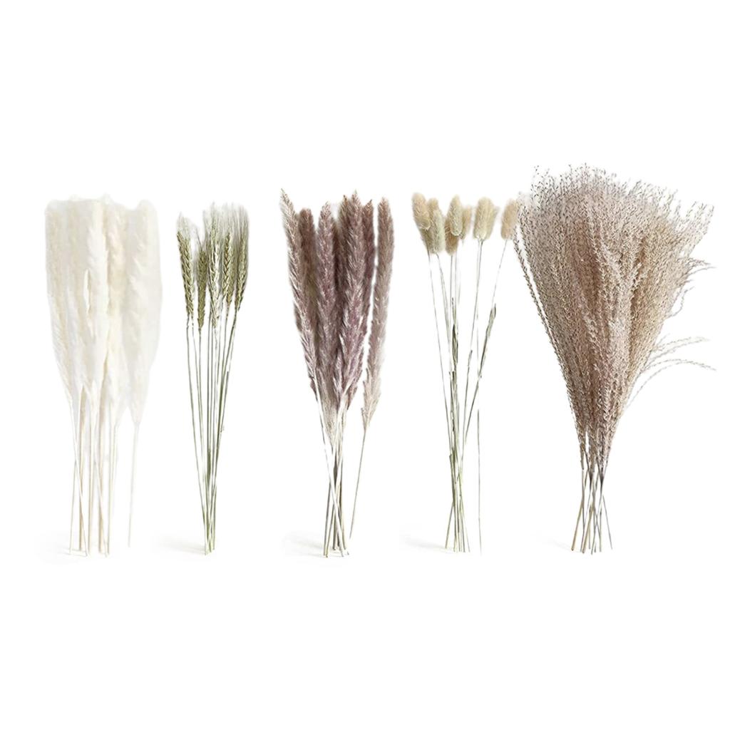 Fashion Mini False Flower Artificial Fluffy Simulation Boho Style Simulated Pampas Grass Fake Flower For Home Party Decorative