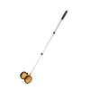 Rolling Measuring Wheel Dual 4in Accurate Distance Measurement Tool 0- 9.9m Lightweight with Telescopic Rod for Construction Landscaping Projects