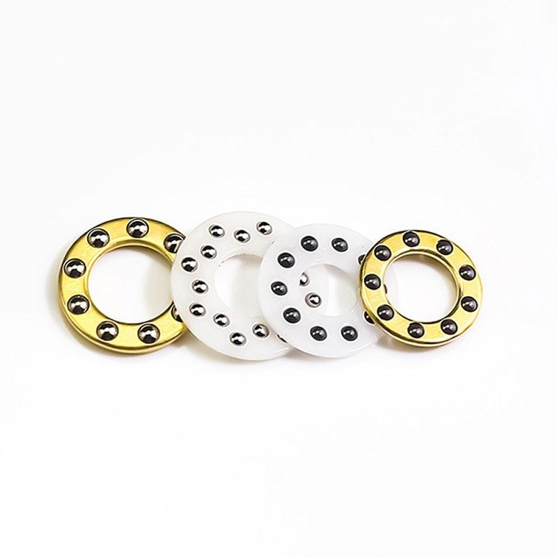 100PCS F4-7 F5-12 Mini Plane Axial Ball Bearing Ceramic Ball Steel Ball Thrust Bearing Copper Bearing Folding Knife Accessories