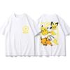 2026 Pokémon Gemeinsame Peripherieprodukte Kurzarm-T-Shirt Gengar Psyduck Mewtwo Aufdruck Herren Jungen und Mädchen Sommer Neue Mode Oberteil