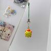 Fashionable Acrylic Turtle Pendant Youthful Pineapple Bun Turtle Phone Chain Key Accessory for Women and Students