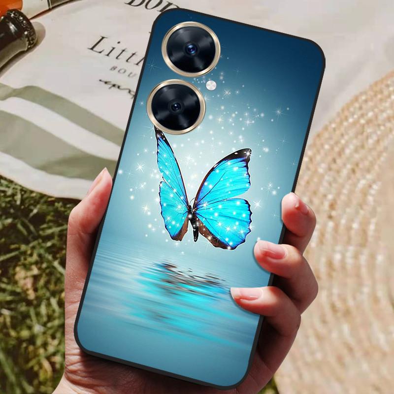 Für Huawei Nova 11i Hülle Nova11i 11 i Schwarzer Wolf Weiche TPU Silikon Rückseite Für Huawei Nova 11i MAO-LX9 Handyhülle Funda Coque