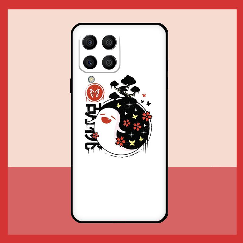 Genshin Impact Hu Tao Ghost Case For Samsung Galaxy M12 M52 M06 M16 M36 M56 M33 M15 M55 M31 M13 M14 M53 M32 M35 M34 M54