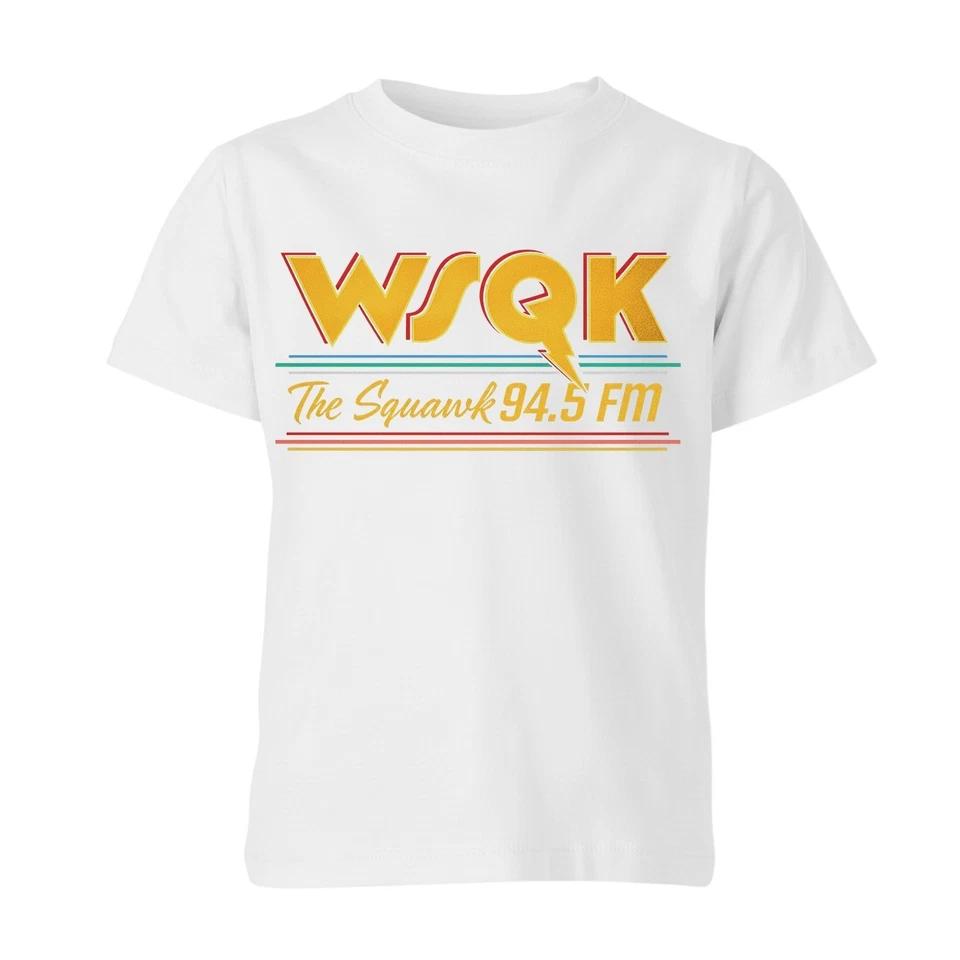 WSQK 94.5 FM The Squawk Retro Radio Unisex Kids T-Shirt Vintage 80s TV Show 160