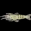 Luminous Soft Shrimp Bait with Hook - 5pcs, Simulated Small Grass Shrimp