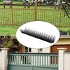 6 Pieces Metal Security Fence Spikes AntiClimb Wall Spikes for Outdoor Use with Easy Installation for Cat Birds Prevent