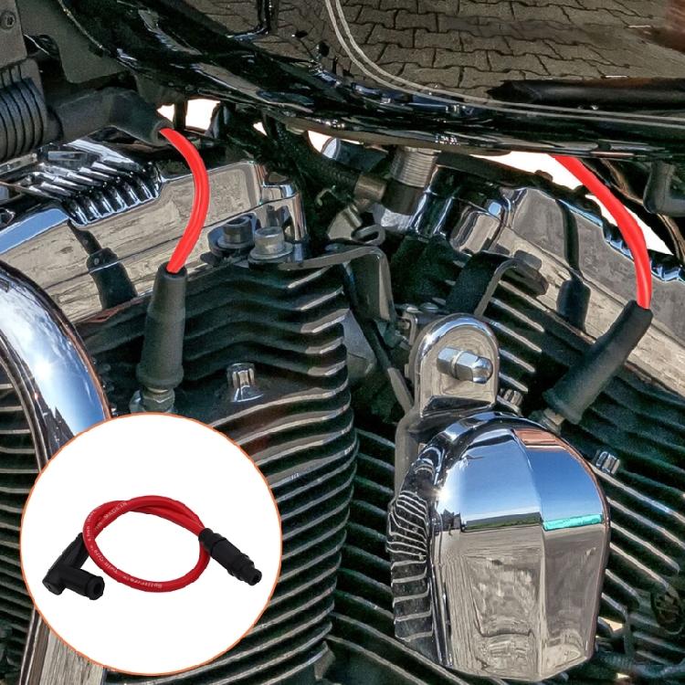 Ignition Power Cable Wires Caps Cover Replacement Accessories for Dirt Bike ATV Ignition Coil Spark Plugs Power Cable