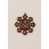 9 Variants of Lord Ganesha Metal Wall Hanging  Brown)