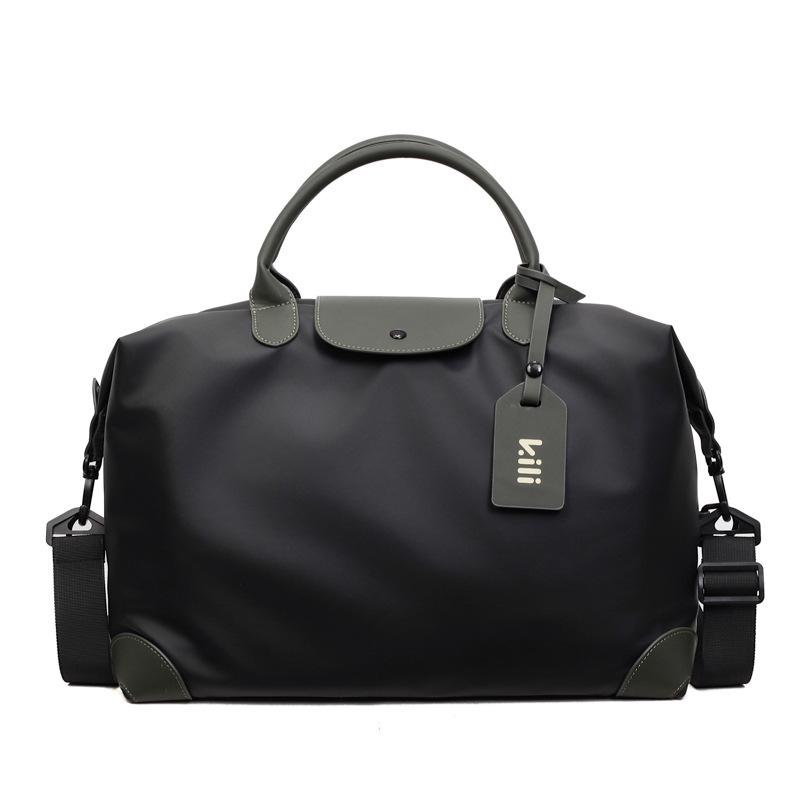 Leather Travel Bag: Large-Capacity, Cross-Body for Business, Yoga, or Commuting
