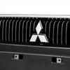 bzdn5 ABS Car Front Grill Emblem Rear Trunk Badge Sticker For Mitsubishi Outlander Ralliart Lancer ASX Pajero Delica EVO Colt Triton