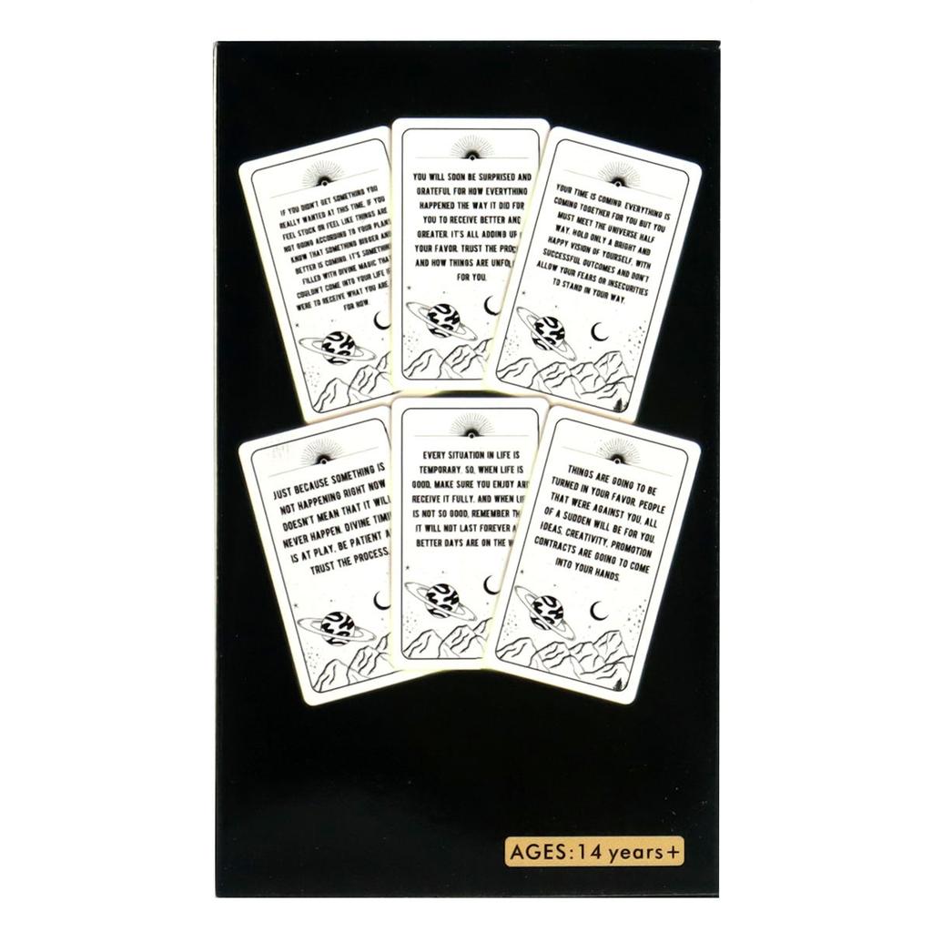 Messages From The Universe Oracle Deck 10.3*6cm with Guidance From Your Guides for General Readings 54 Pcs Oracle Cards