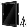 Enamel Pin Display Case Large Capacity Dustproof Easy To Install Tabletop Black Pin Display Board Wall Hanging Enamel Pin Holder