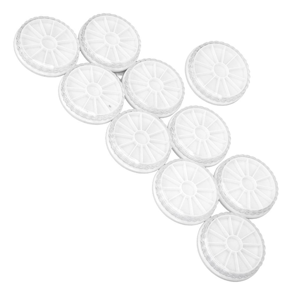 10pcs Transparent Transparent Jewelry Bead Organizer For Nail Decoration