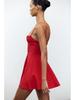2025 Women's Spicy Girl Backless Slimming Sleeveless Short Dress, European & American Style