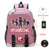 Cartoon Game Merchandise Printing Computer Bag Outdoor Leisure With Usb Interface Backpack
