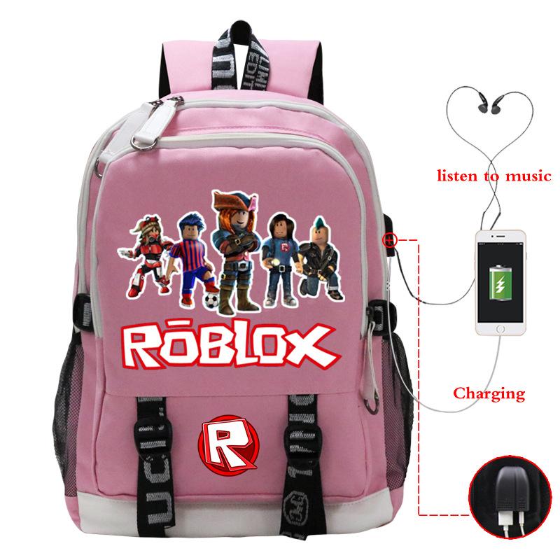 Cartoon Game Merchandise Printing Computer Bag Outdoor Leisure With Usb Interface Backpack