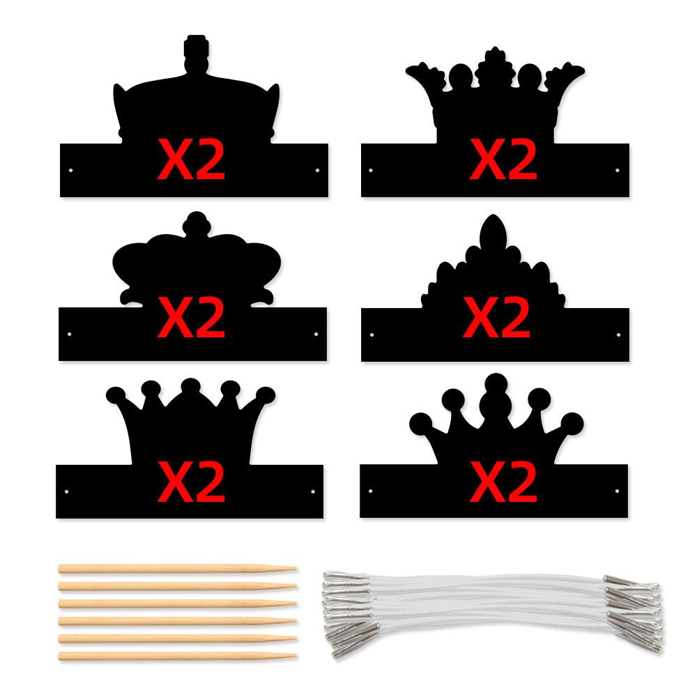 

Scratchoff Party Supplies Crown Cards For Birthday Celebration And Booths Photo