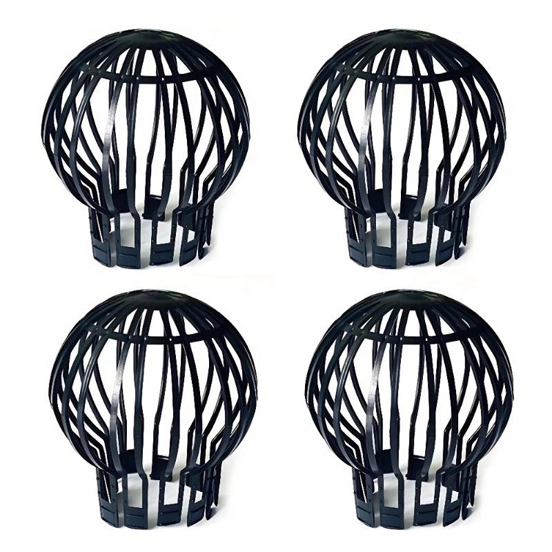 Anti-Clog Round Black Mesh Floor Drain Cover