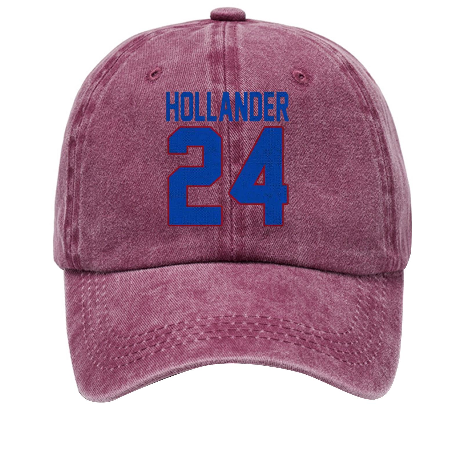 

Washed Cotton Baseball Cap With Printed Distressed Soft Top Denim Hat For Men, European And American Retro Hat One Size винний