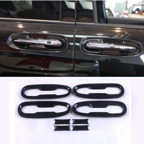 ABS Carbon fiber Door Handle Cover Molding Trim 8X For   Toyota Sienna