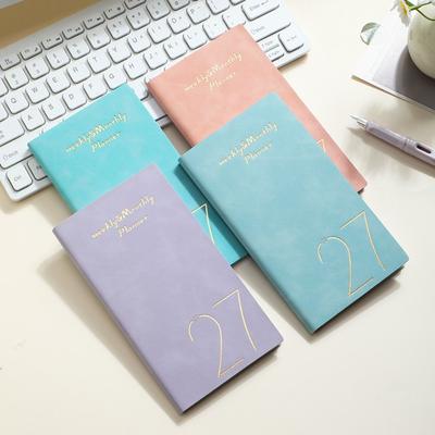 Portable 2027 A6 Planner Notebook Daily Planning Daily Planner  School Supplies