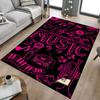 1PC Music Instruments Extra Large Non Slip Floor Carpet, Office, Family, Bedroom, Studio Large Area Rug Indoor Rugs, , Vibrant Colors