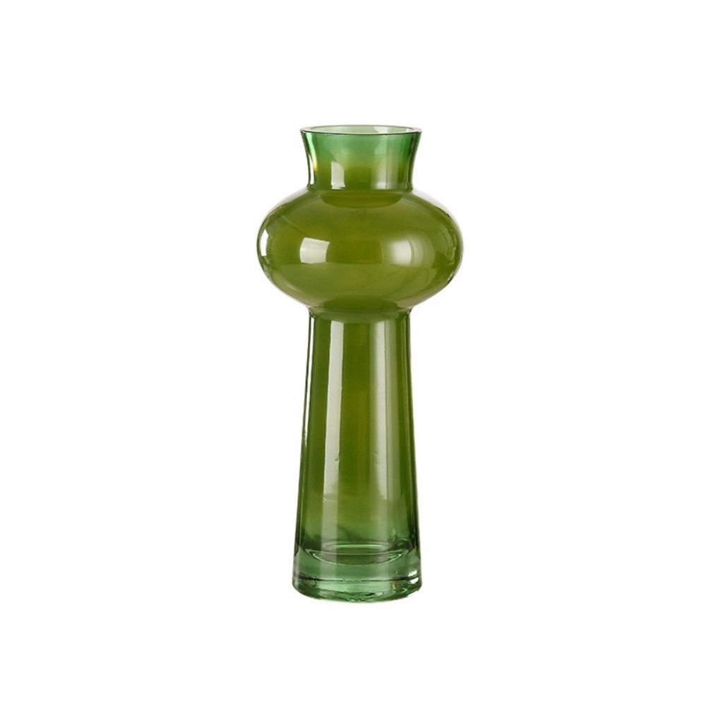 French Style Glass Vase Creative Flower Arrangement Container Table Ornament Home Decorative