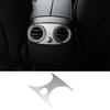 For Mercedes-Benz GLC 16-21 Aluminum Silver Back Row Air Outlet Vent Cover Trim
