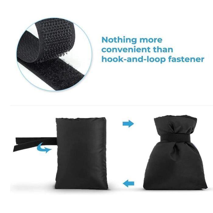 Faucet protector,Housse de Protection Robinet Extérieur,Protection Robinet Extérieur,Couverture Isotherme Thermique, (Noir,4pcs)