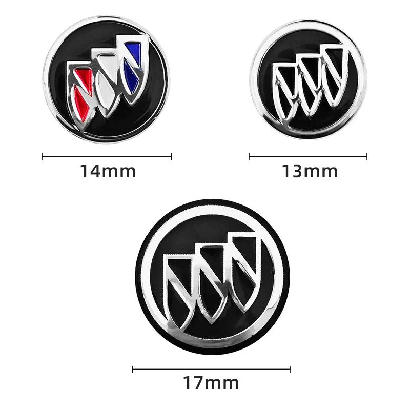 13mm 14mm 17mm Auto-Fernschlüssel Aluminium-Logo-Aufkleber Für Buick GL6 Envista Park Avenue royaum enclave Encore Envision Excelle XT