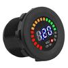 12 V Motorcycle Car LED Digital Display Voltmeter Waterproof Voltage Volt Meter Gauge Black New