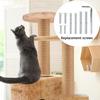Replacement Screws for Cat Scratching Posts - M8 & M10 with Allen Key (4 Bolts & 4 Screws) - No Cat Scratching Post Included